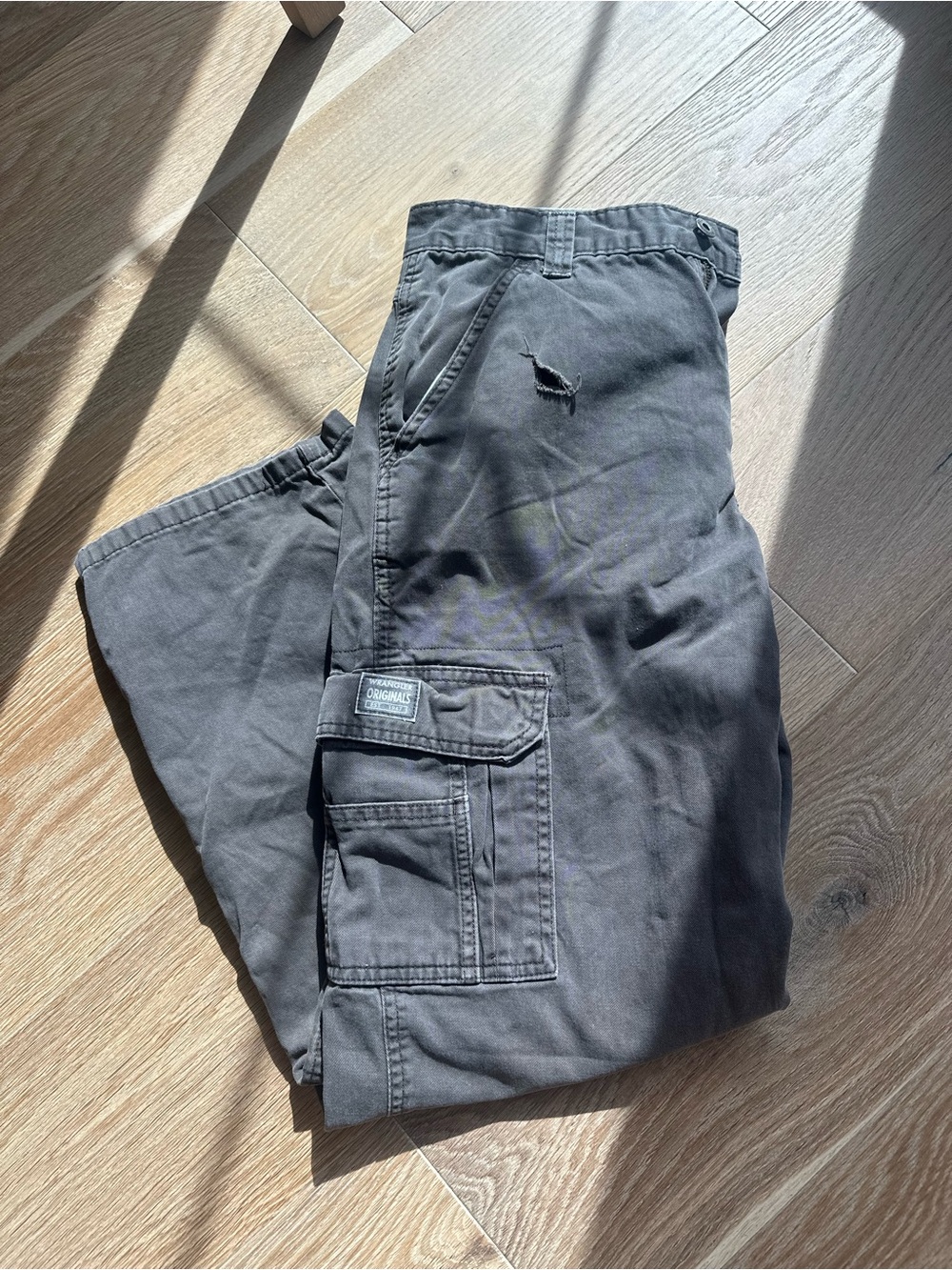 Street, Tomboy Wrangler Brown Cargo Pants